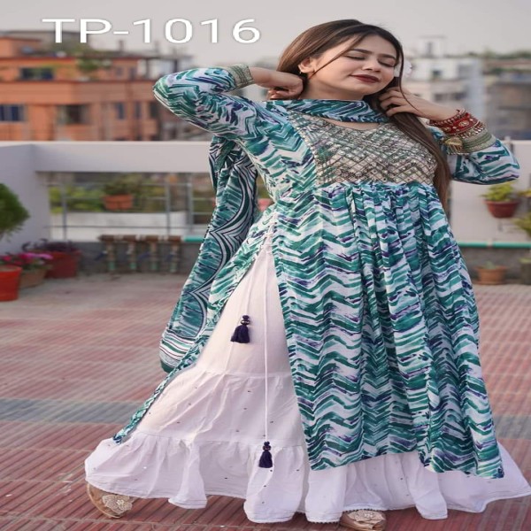 New exclusive Rangdhonu designed VIP Linen Amburtari Les Work 3 Piece For Stylish Women/Girls(bk-14)