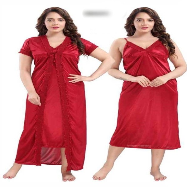 2 Part Stylish Comfortable Night Dress for Women New Design N-508