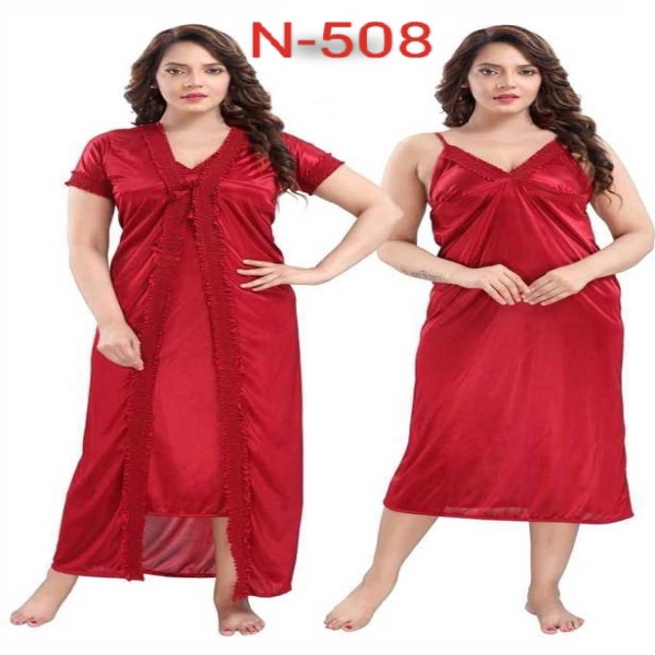 2 Part Stylish Comfortable Night Dress for Women New Design N-508