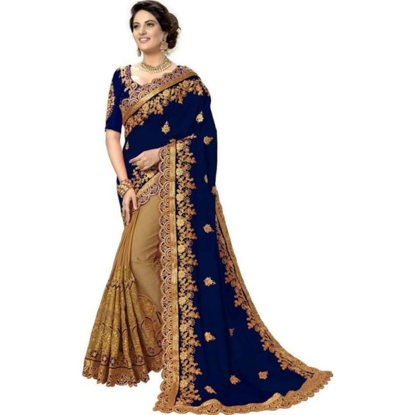 Indian Weightless Georgette Saree with Blouse piece(SS-107)