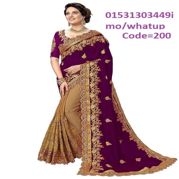 Indian Weightless Georgette Saree with Blouse piece(SS200)