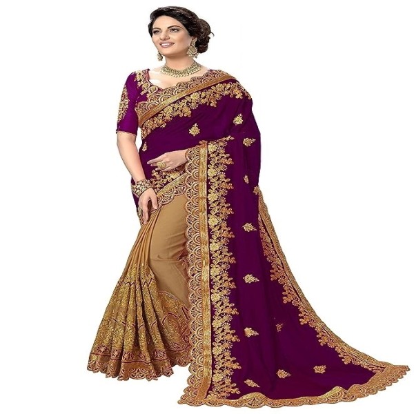 Indian Weightless Georgette Saree with Blouse piece(SS200)