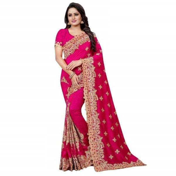 Indian Jeorjet High Quality Embroidery Stylish Sharee ( SSS-171)