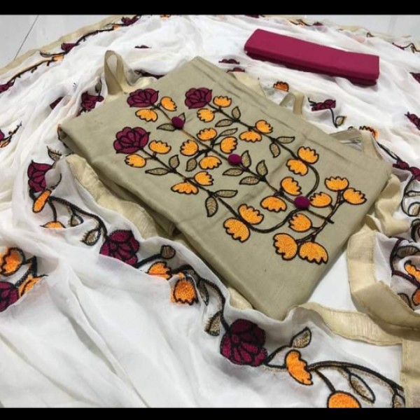 Kashmiri Adi Embroidery Three-Pitch.( VIP-101)